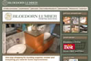 Professional website designers created Bloedorn Lumber website